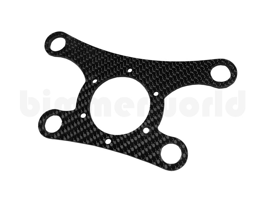 Steering Wheel Four Button Holder Plate Kit, Carbon Fiber (1-piece)