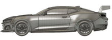 Load image into Gallery viewer, Chevrolet Camaro swan neck rear wing
